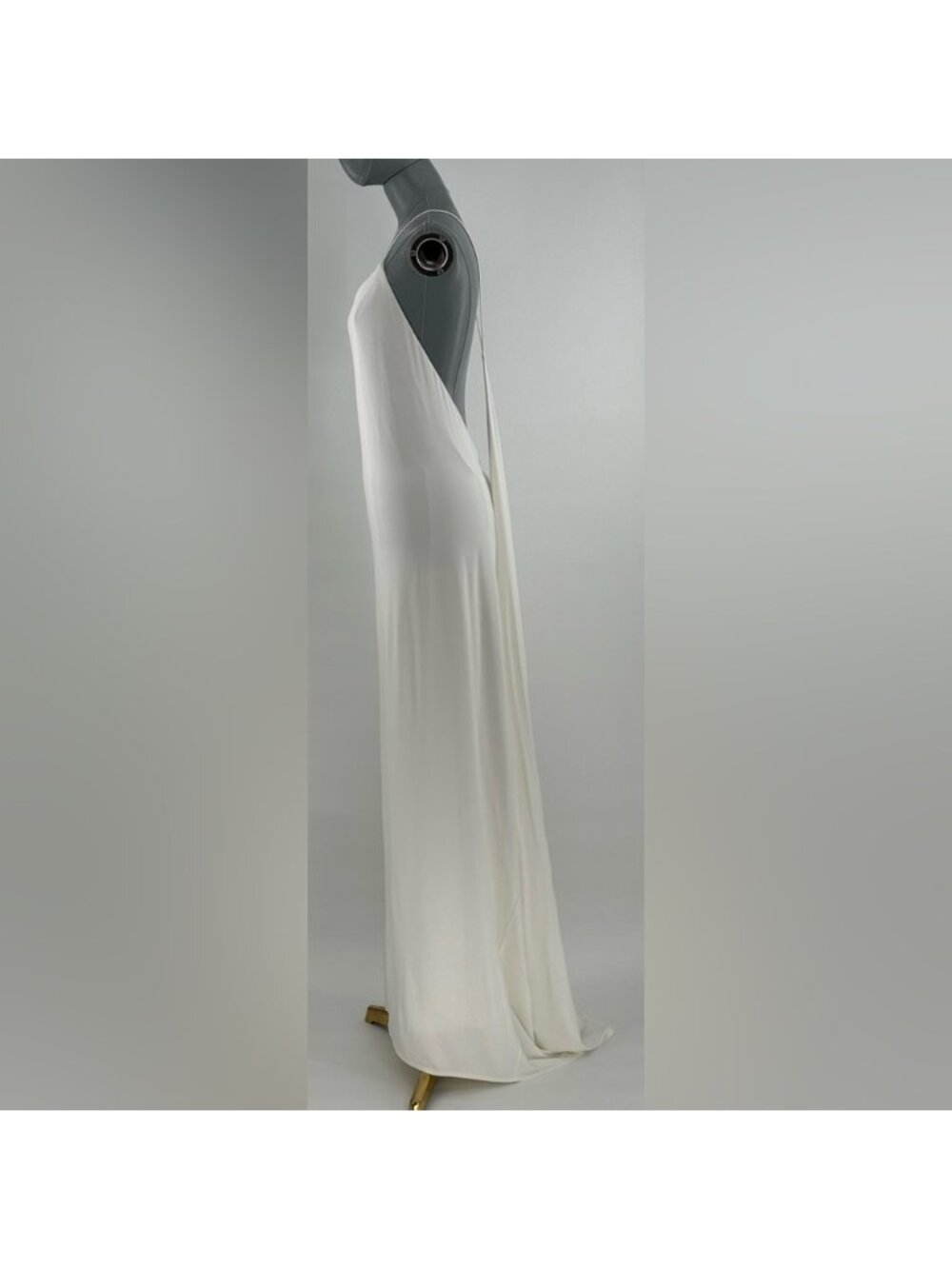 🆕 RAT & BOA 🧿 NWOT Amora Back Draped Jersey Dress, White - Sz XS - Picture 3 of 14